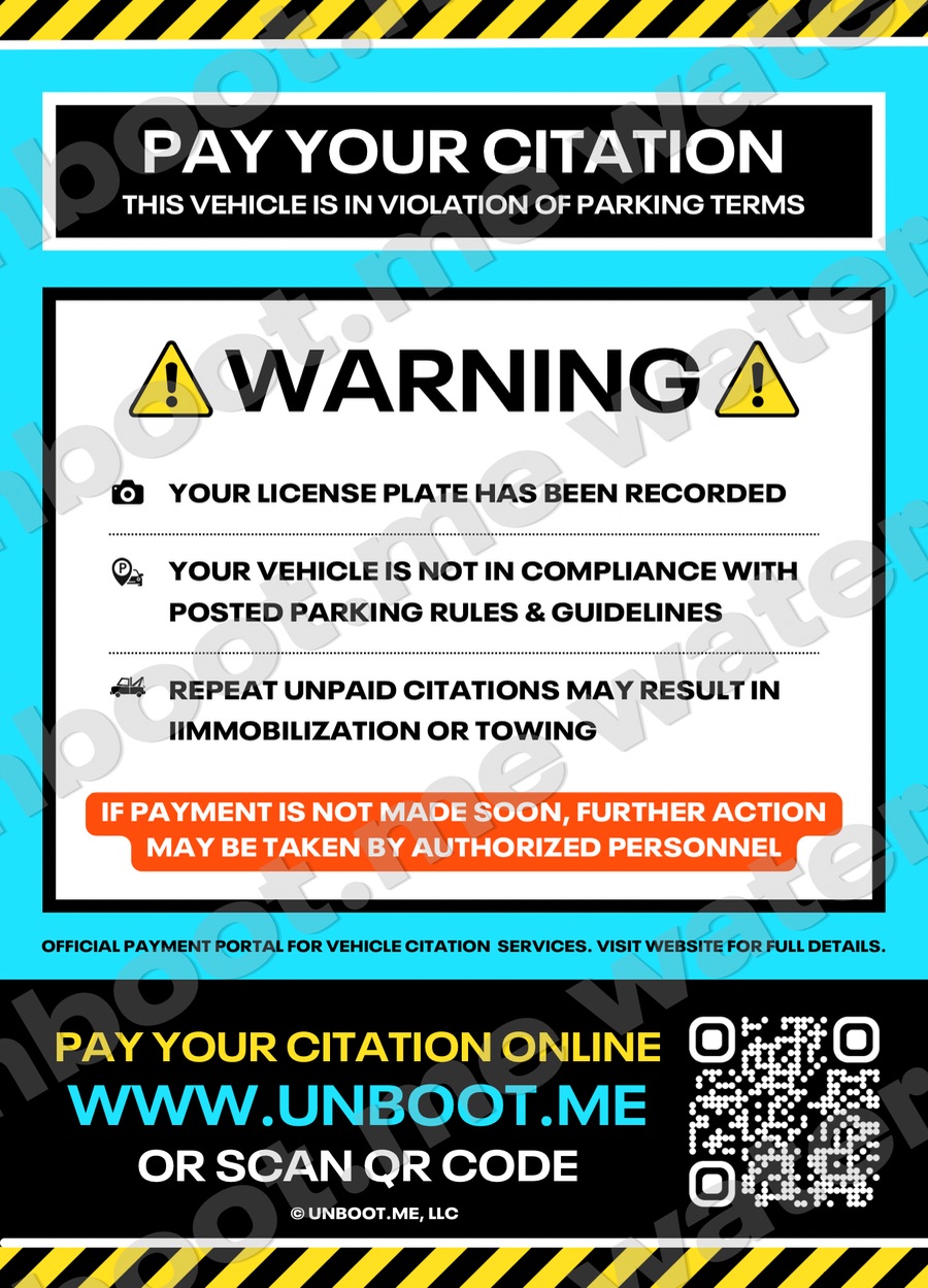 Citation decal